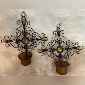 Moroccan Inspired Metal Wall Sconce